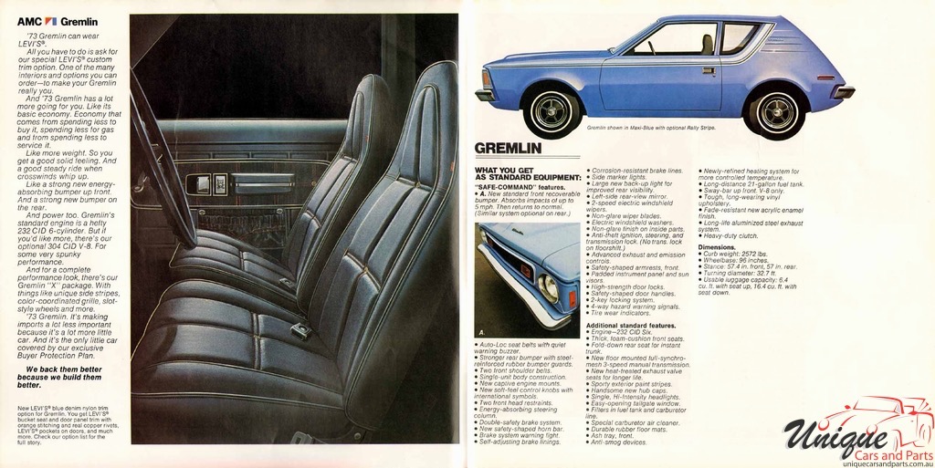 1973 AMC Full Line All Models Brochure Page 16